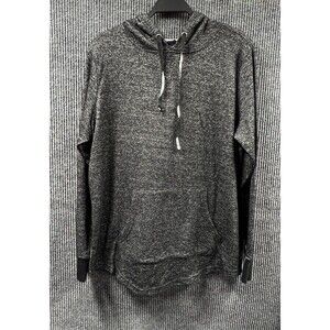 Sweet Choice Hoodie Womens 1X Grey Sweater Shirt Kangaroo Pocket Pullover‎ Soft